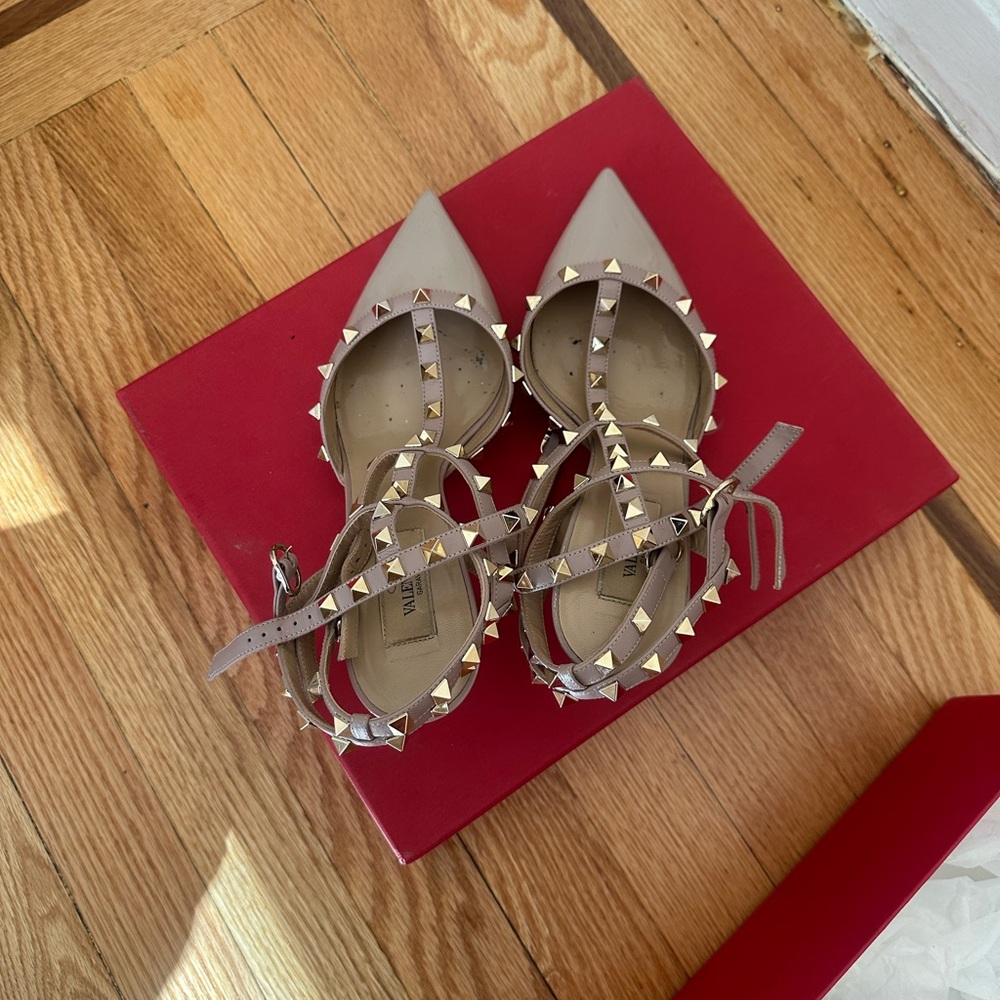 Studded Gray Women's Shoes